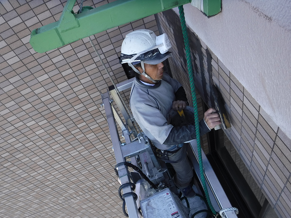 磁器タイル工事